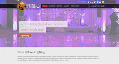 Desktop Screenshot of planetdjeventlighting.com