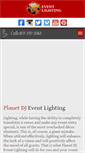 Mobile Screenshot of planetdjeventlighting.com